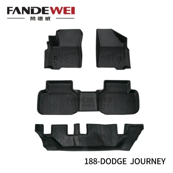 for Dodge Ram 1500 2500 Journey Durango 3D Car Floor Mat Luxury Carpet Easy to Clean Anti-slip Makers Custom All Weather Zero Formaldehyde Waterproof photo-2