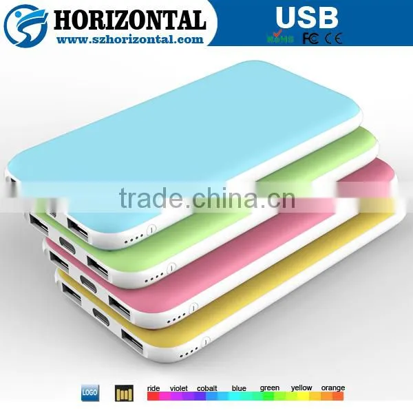Wholesale OEM Logo Colorful Power Bank 10000mAh photo-2