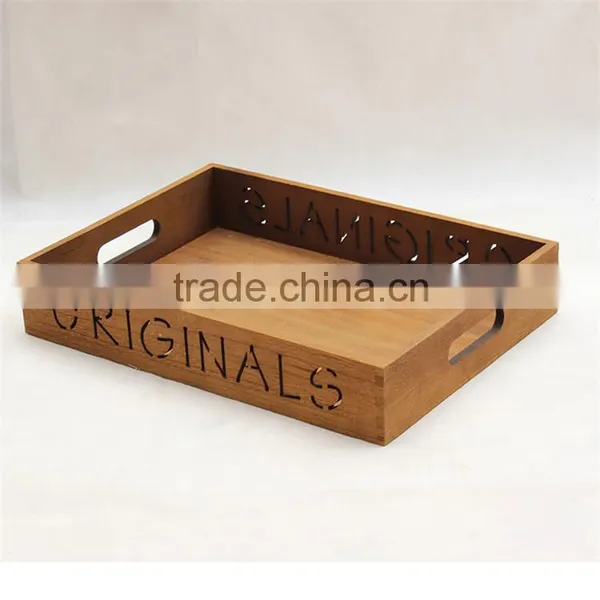 Cheap Wooden Simple Antique Serving Trays photo-5