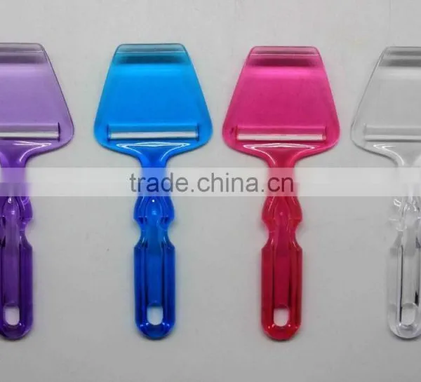 NEW DESIGNED PLASTIC & STAINLESS STEEL CHEESE SERVER, TRANSPARENT photo-4