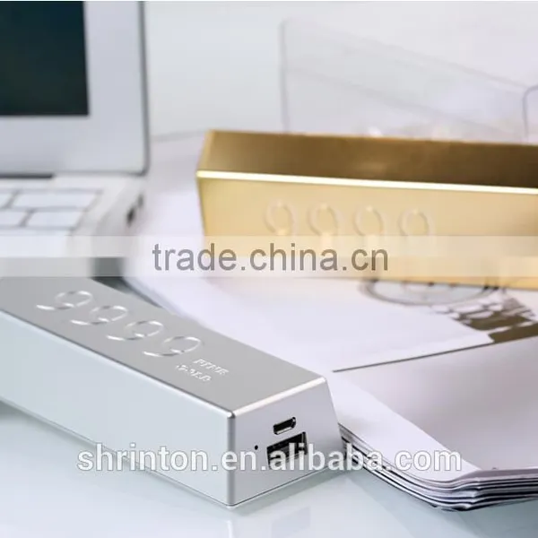 Gold BAR, Hot Selling Power Bank 6666mah From China Power Bank Factory photo-4