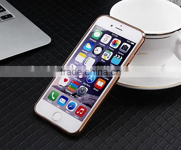 Luxury Clear Electroplating TPU Silicone Gel Soft Case For Apple IPhone 6S / IPhone 6S Plus photo-2