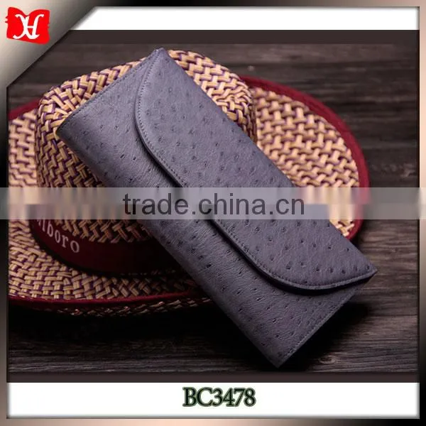 Top Branded and High Quality Design Real Ostrich Skin Handbag