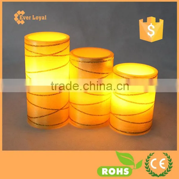 Glitter Candle Light Flameless LED Candle Party Candle