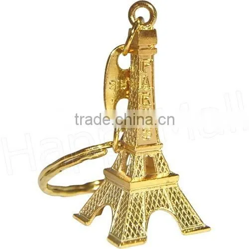Antique Finishing Eiffel Tower Keychain Manufacturers In China photo-4