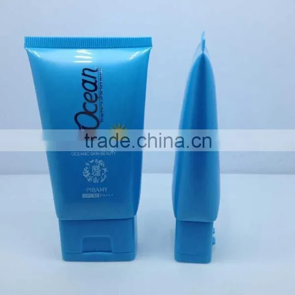 Square Cosmetic Packaging With Flip Top Cap for in Sun Protect Lotion photo-3