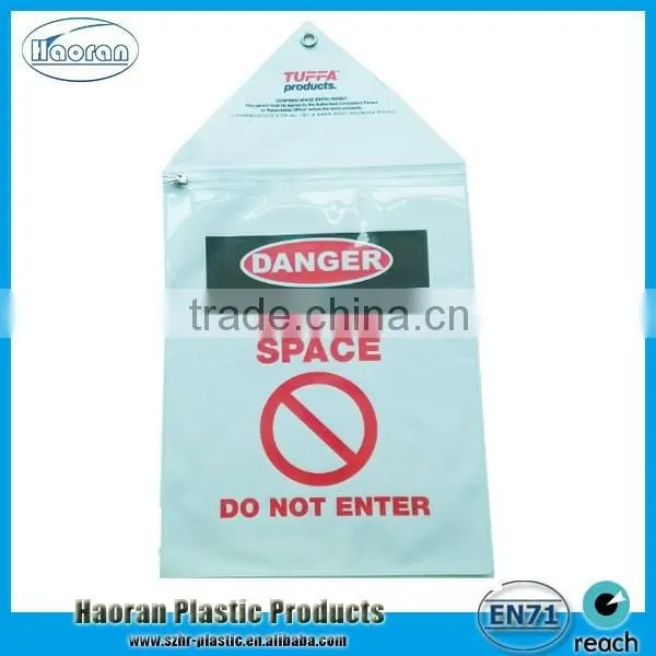 Hot Sale Plastic Vinyl Permit Holder With Zipper Factory Supply Quality Choice