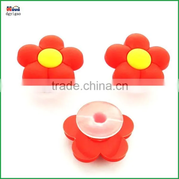 Promotional 3d Plastic Animal Shoe Buckle/PVC Tiger Shoe Buckle photo-3