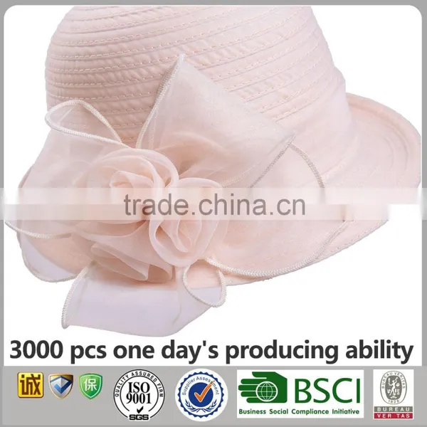 Silk Stitching Hat China Supplier Wholesale Bowler Hat Lady Hat photo-3