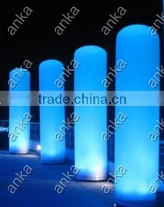 Lighted Decorative Inflatable Wedding Pillars for Sale