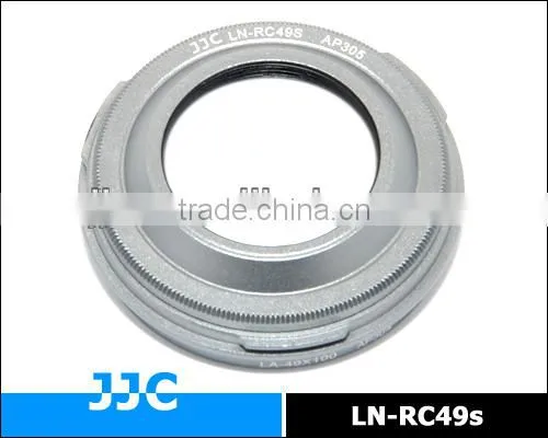 JJC LN-RC49s Metal Lens Hood for FUJI LH-X100, With a 49mm Filter Adapter for FUJIFILM FINEPIX X100 and X100S photo-2