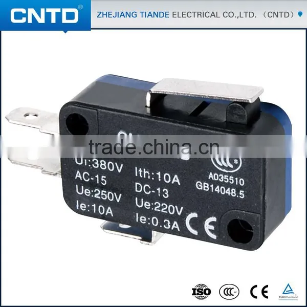 CNTD Small Size Long Pulley Type T85 Micro Switch 125V 16A (CMV-103D) photo-4