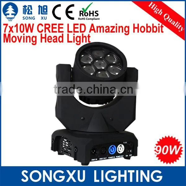 Competitive Price Brightness 7x10w Cree Beamled Hobbit Led Moving Head Quality Choice photo-3