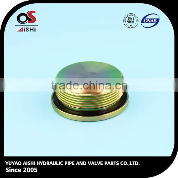 Made in China hydraulic plug fittings with Oring stainless steel square plug