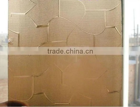 4mm Bronze Karatachi Embossed Glass/pattern Glass photo-2