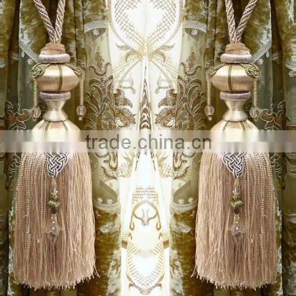 Curtain Accessories Bind Belt Tied Rope Hanging Ornaments Hanging Ball European Style Tassel -12