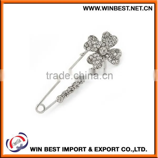Hot Selling 2015 Costume Jewellery Trendy Brooches, Metal Safety Pin photo-4