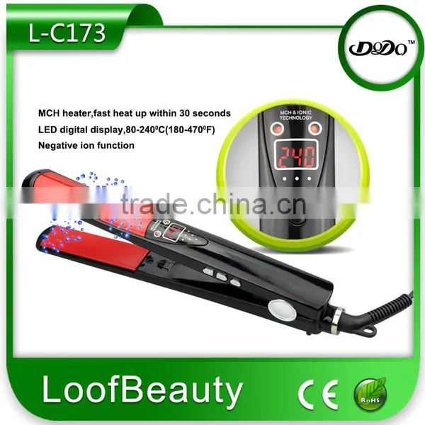 Top Quality New Design Digital Display 230C/450F Hot Selling Hair Straightener photo-5