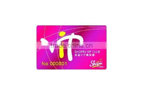 Plastic PVC Printable Shop Membership Card photo-3