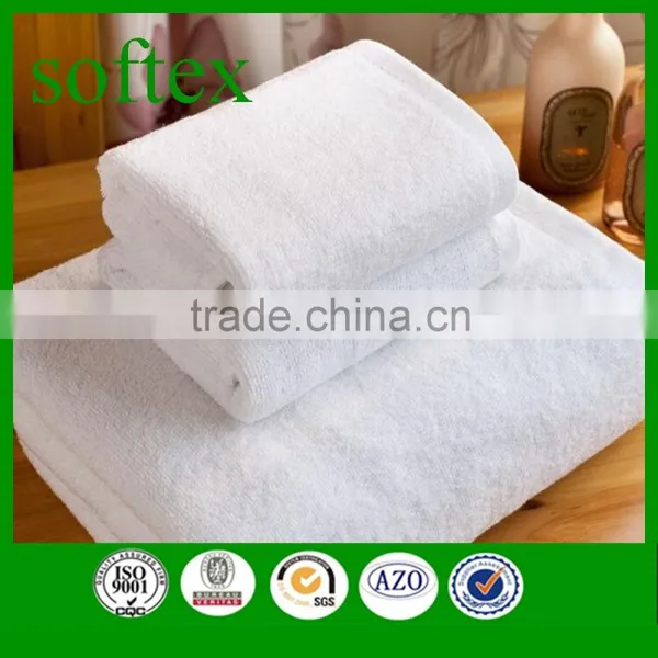 120g 100% Cotton Good Absorbent White Hotel Face Towel Hotel Pool Towels photo-3