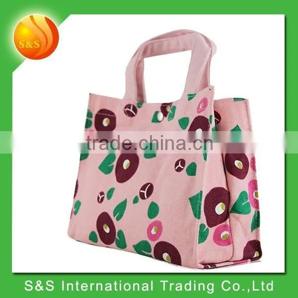 Cute Mini Lunch Bag Canvas Handbag Manufacturers China photo-3