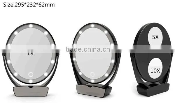 Lithium Battery Touch Sensor Vaity Cosmetic Mirror photo-5