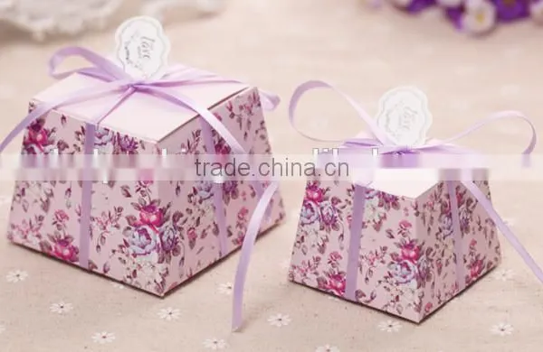 Printing Lables Candy Box,beautiful Paper Card Wedding Candy Box photo-2
