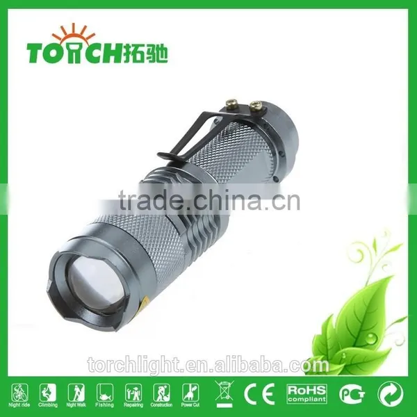 High Power Pocket Mini Flashlight 3 Modes 200lm Emergency Flashlight for Outdoor Camping Use by 14500 Battery Mini Torch Light photo-3