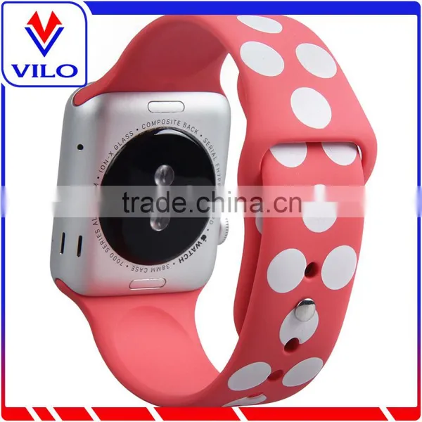 For Apple Watch Best Selling Fashion Design OEM Silicone Watch Strap Watch Band photo-5