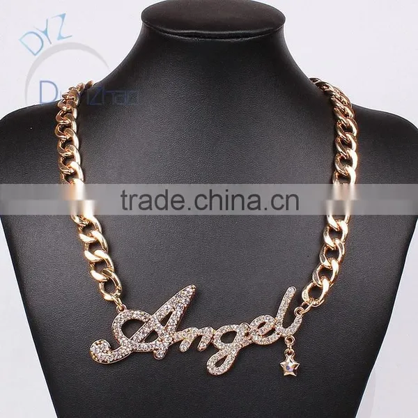 Wholesale Gold Chain Necklace ANGEL Design photo-2