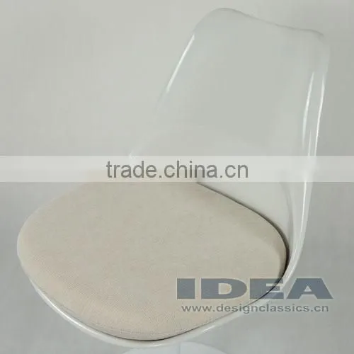 Replica Eero Saarinen Tulip Chair - White Cushion photo-6
