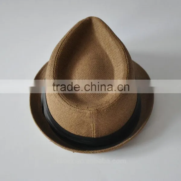 Best Selling Black Band 100%Paper Straw Cheap Panama Hats photo-2