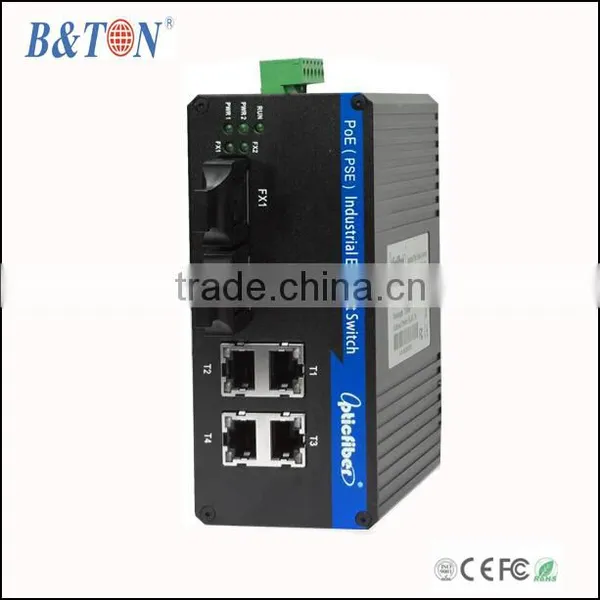 24 Port 10/100M POE Optic Fiber Rackmount Industrial Anaged Ethernet Switch photo-2