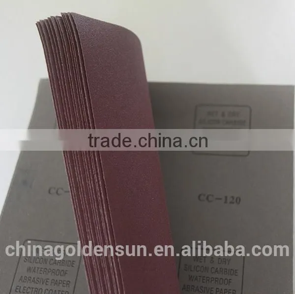 DN82 SAIT Quality Red Aluminum Oxide Latex Sandpaper for Painting