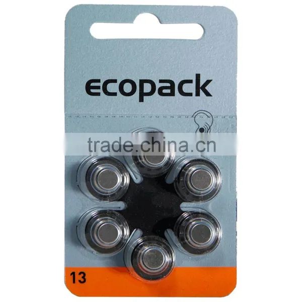 Ecopack 13 Hearing Aid Batteries, PR48