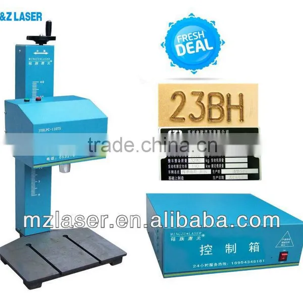 2014 New! China Good Price Dot Peen Metal Nameplate Instruments Machinery Pneumatic Making Machine