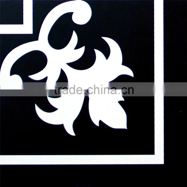 200*200mm Black Color Moroccan Ceramic Floor Tile Hot Sale Cheap photo-6