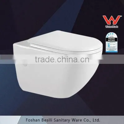 WC Bathroom P Trap Concealed Cistern Watermark Wall Hung Toilet BM6005