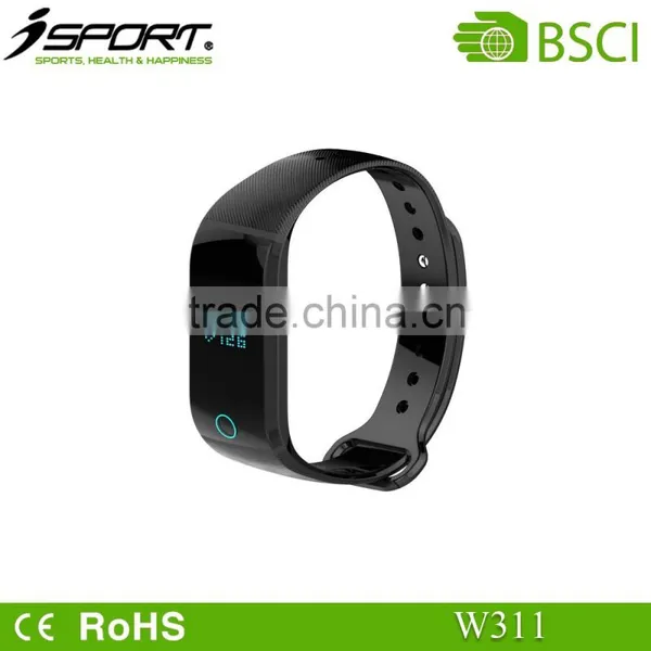 Bluetooth Vibrating Bracelet With Optional Heart Rate Monitor Fitness Band W311 photo-4
