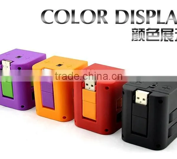 Cube 6-Port USB 2.0 Ultra-Mini Hub Wth TF/MMC/SD/M2/MS Card Reader photo-5