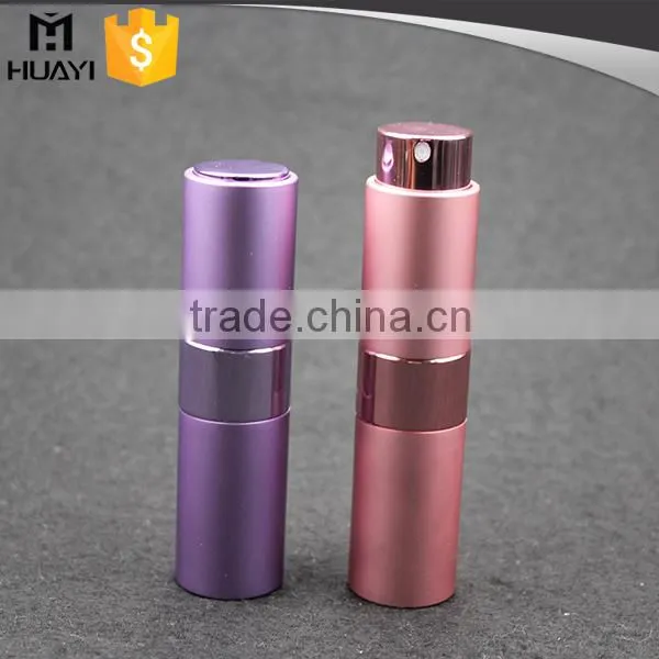 Custom Design Twist up Glass Aluminium Perfume Atomizer photo-3