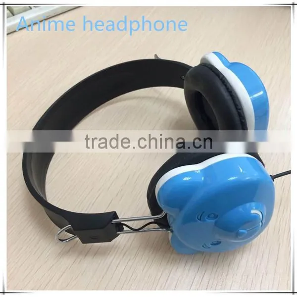 Colorful Promotion Anime Headphone With Cute Catoon Pattern photo-2