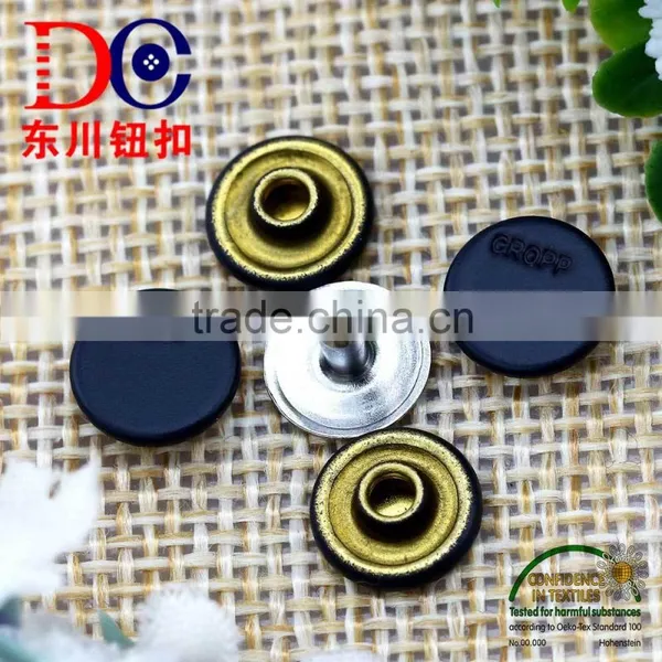 Oeko-tex Jeans Rivet Black Color Custom Logo Metal Button for Jean photo-4