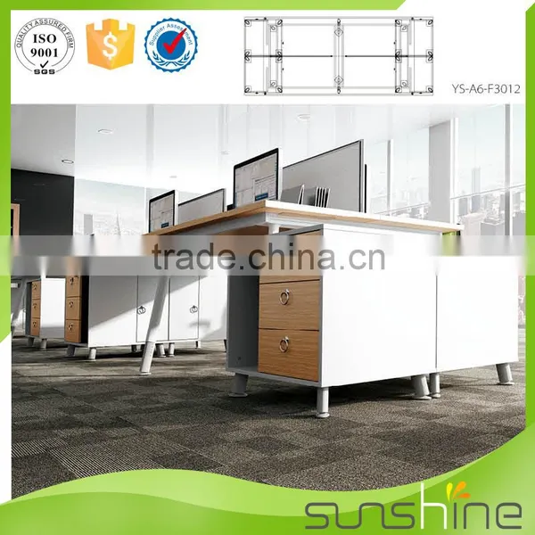 KB-SW05 Top Quality Office Furniture/Customized Office Desk 4 Person Workstation Frame Workstation photo-4