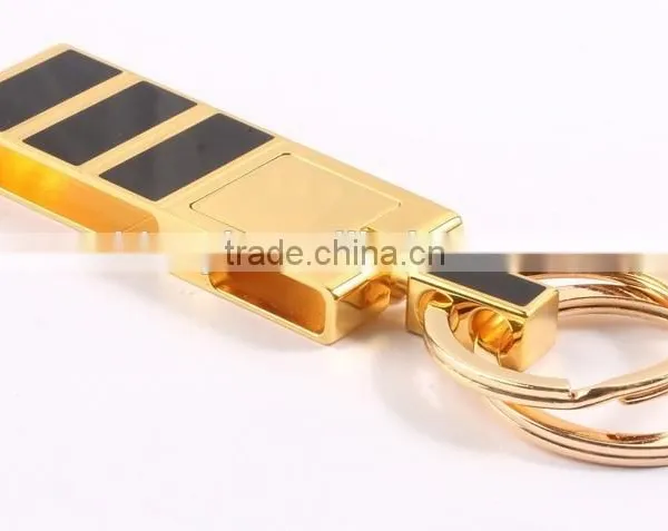 Golden Color Metal Key Chain and Lighter Business Gift Set photo-3