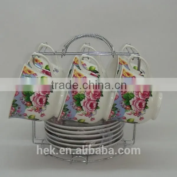 Factory Fine Bone China Cup and Saucer