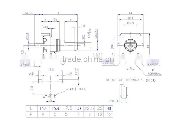 HW-12EN5H24B Rotary Encoder With Flat Shaft Electric 12&24 Detents Rotary Encoder photo-2
