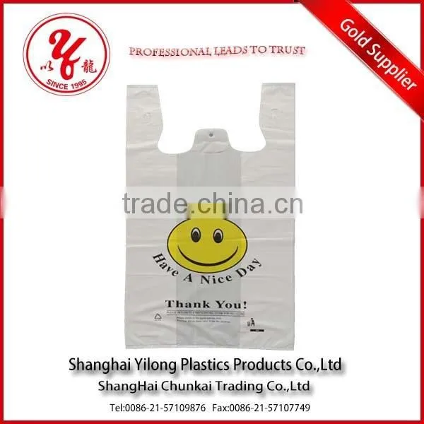 Cute T-Shirt Plastic Bag for Shopping in