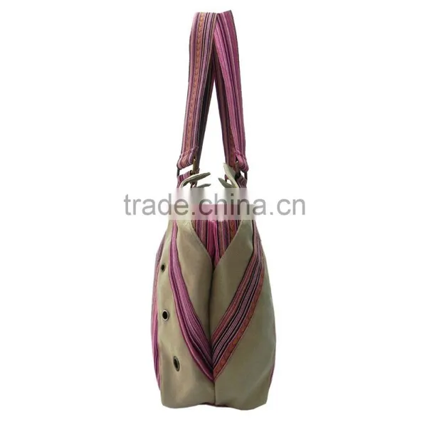 Fahionable Canvas Shoulder Bag for Girls and Women photo-6