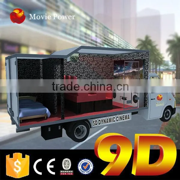 Transportable 9d Trailer Cinema With Good Carrying Capacity photo-2
